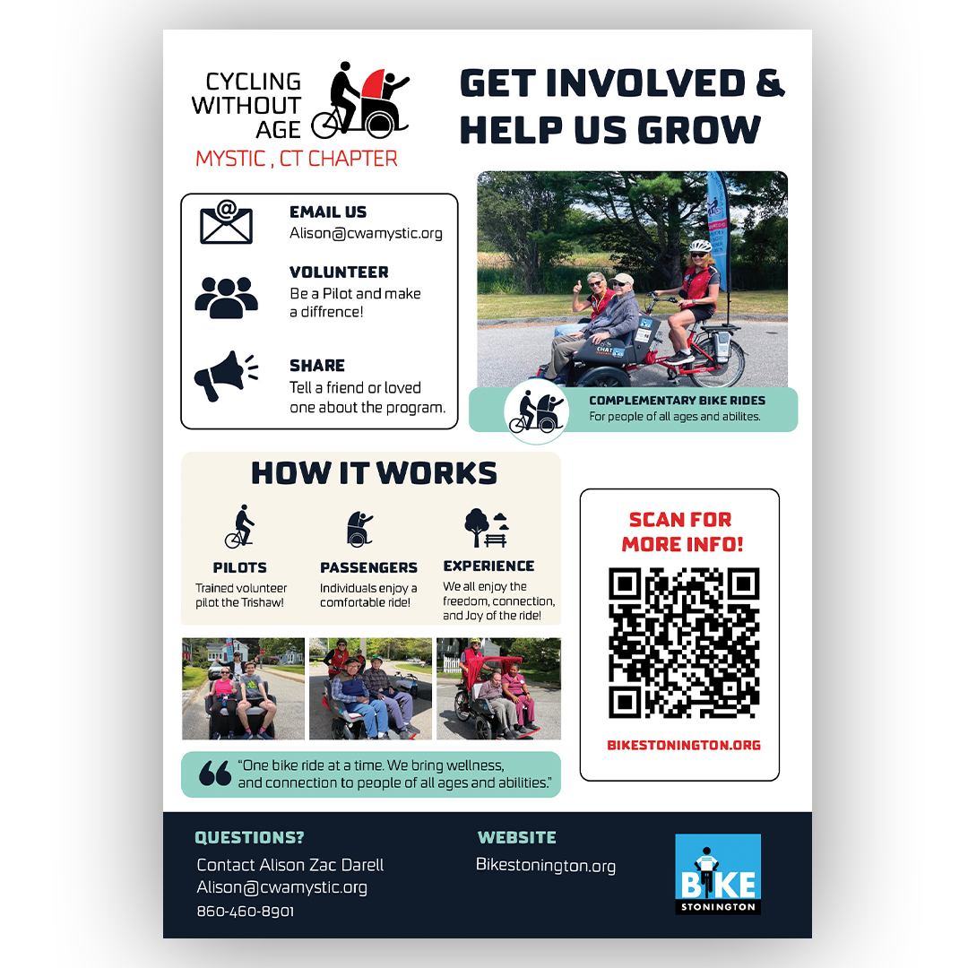 Cycling with out age flyer